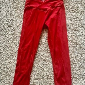 Violate the Dress Code Red V Front Allure Set - Small Top M Botton